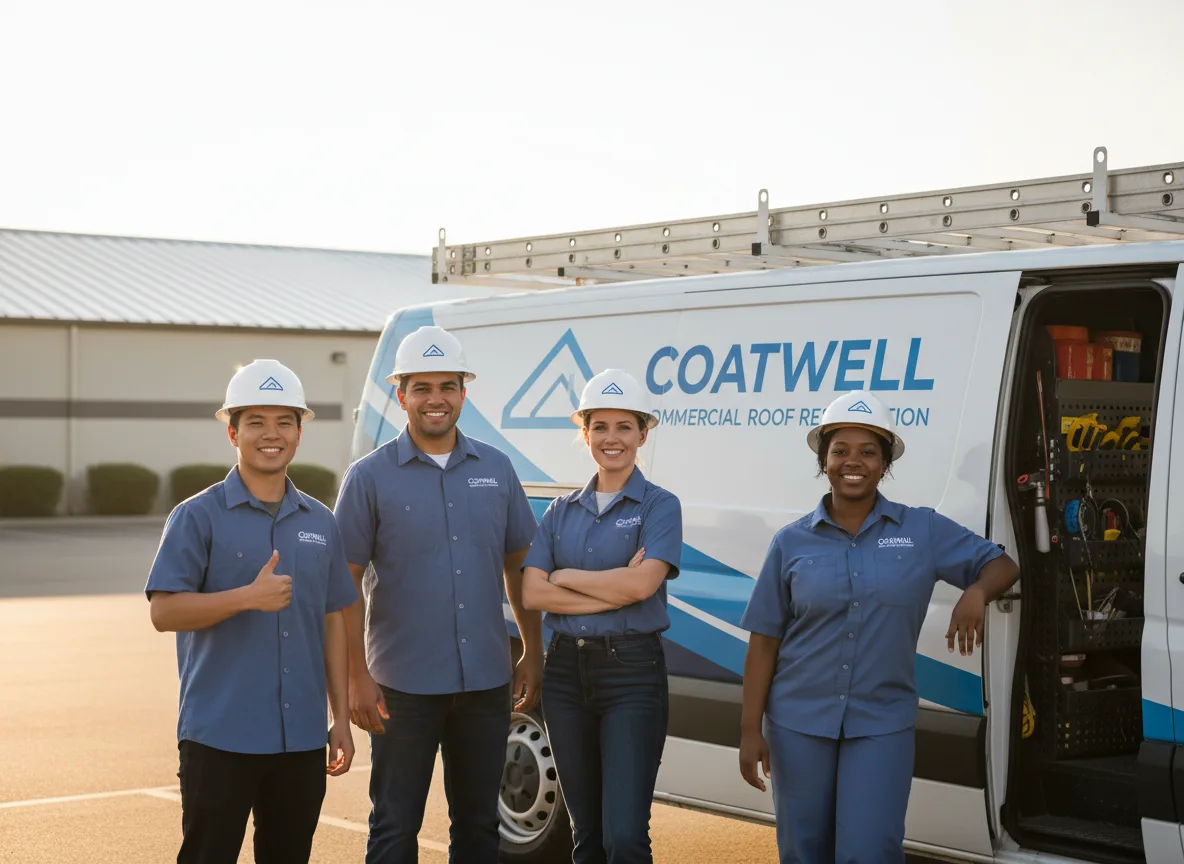 Commercial roof coating company in Realitos, TX